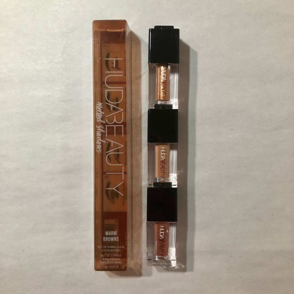 Hudy Beauty Mini Matte & Metal Melted Shadows Warm Browns - Picture 5 of 6